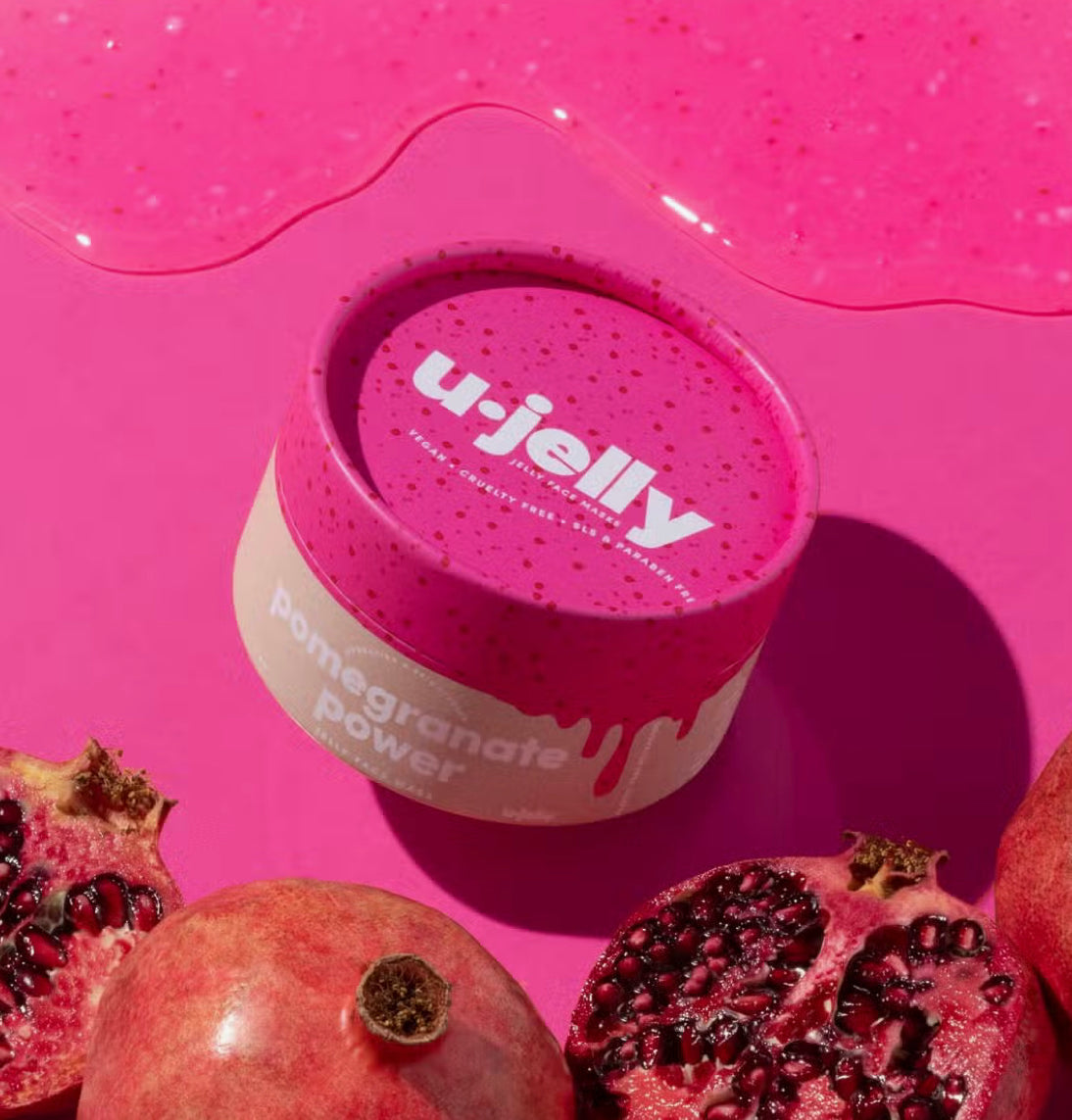 Pomegranate Power Jelly Face Mask