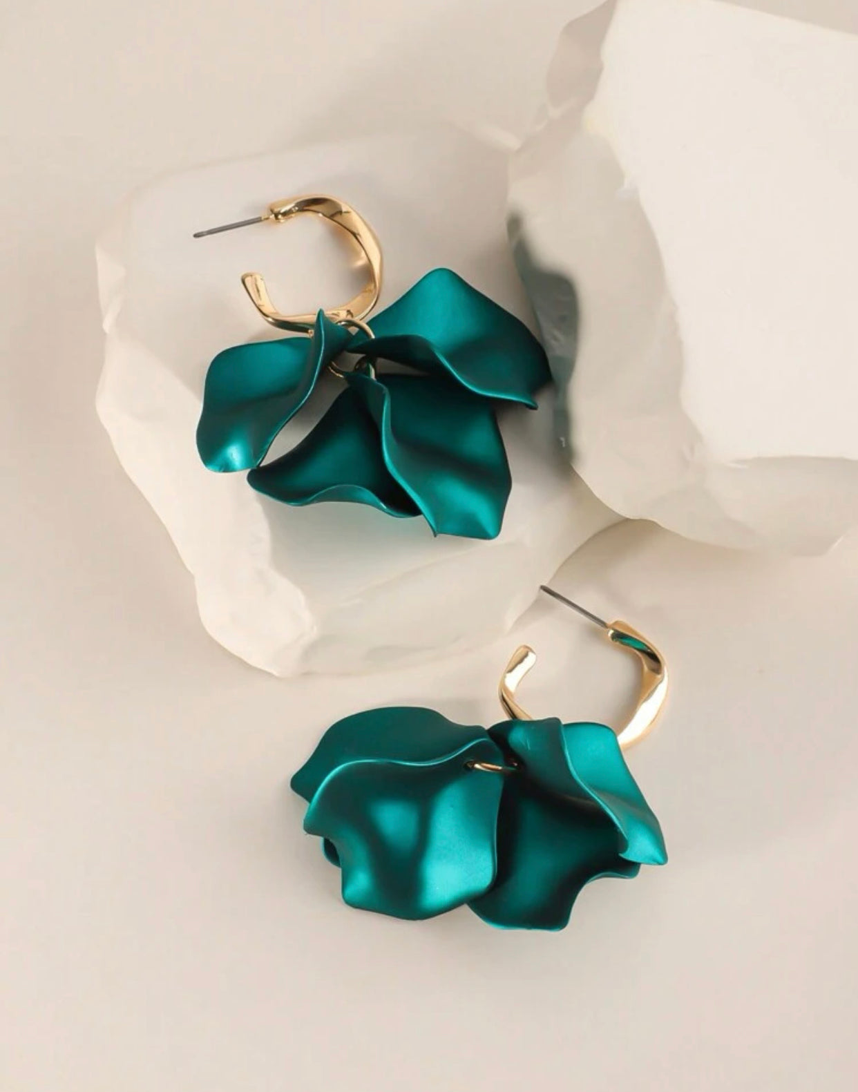 Petal earrings