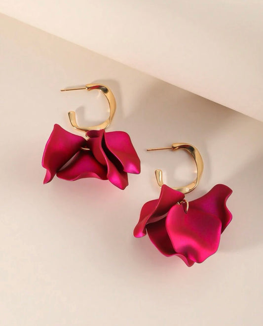 Petal earrings