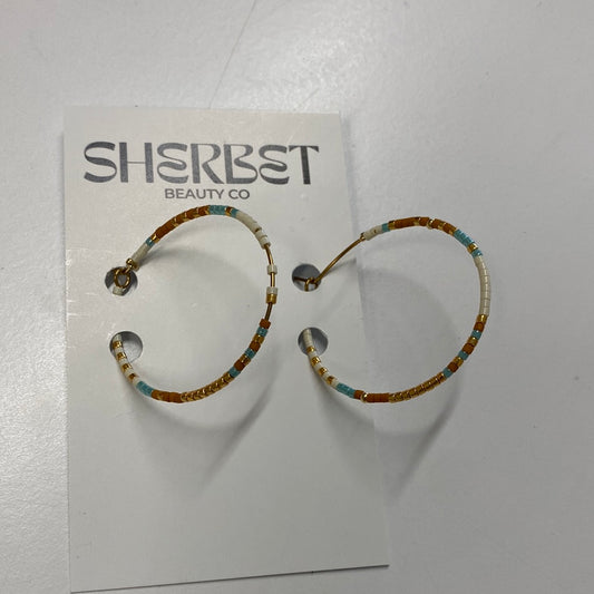 Beaded hoops