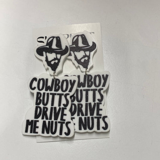 Cowboy butts drive me nuts dangle