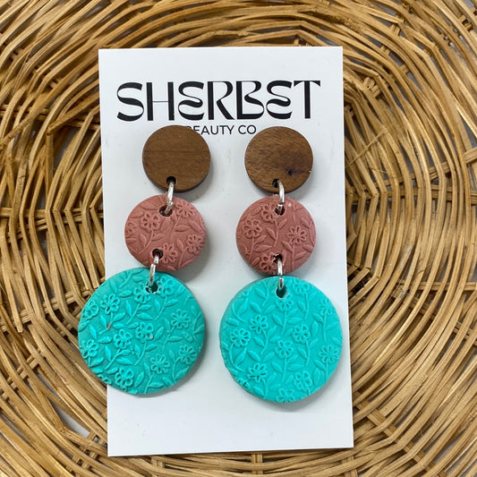 Sherbet lg clay dangles