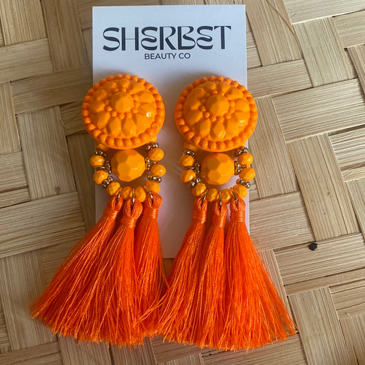 Orange tassel