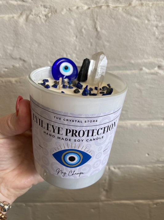 Evil eye candle