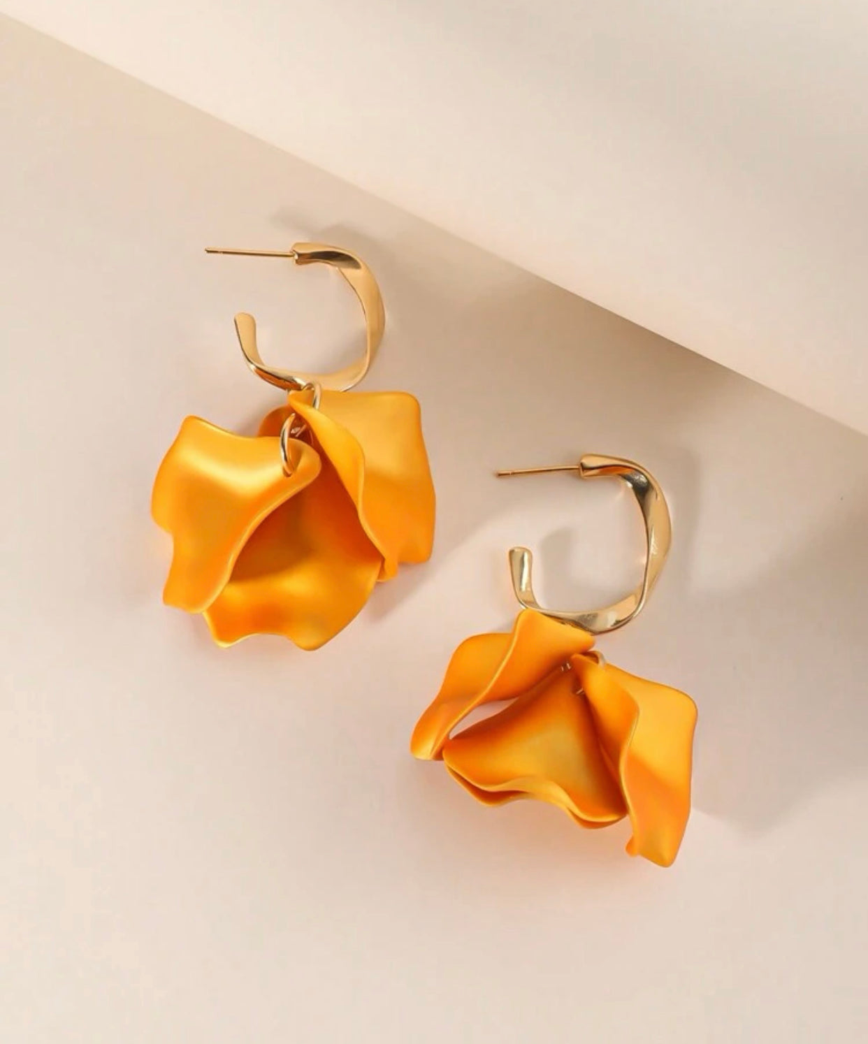 Petal earrings