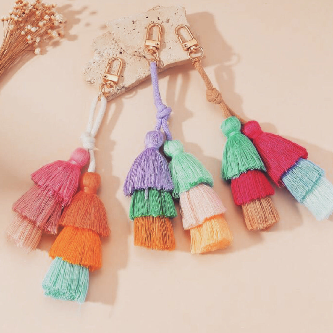 Tassel Keychain, Bag Pendant