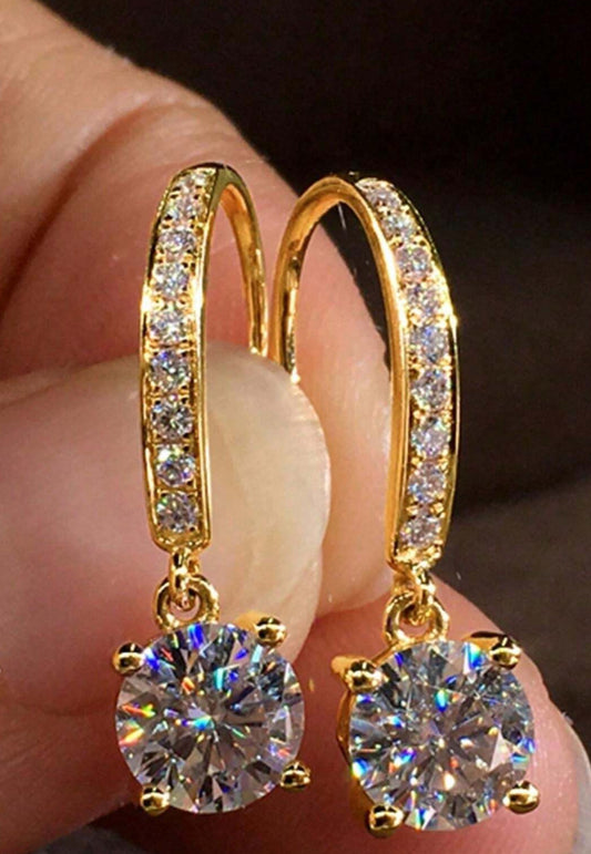 Cubic Zirconia Drop Earrings