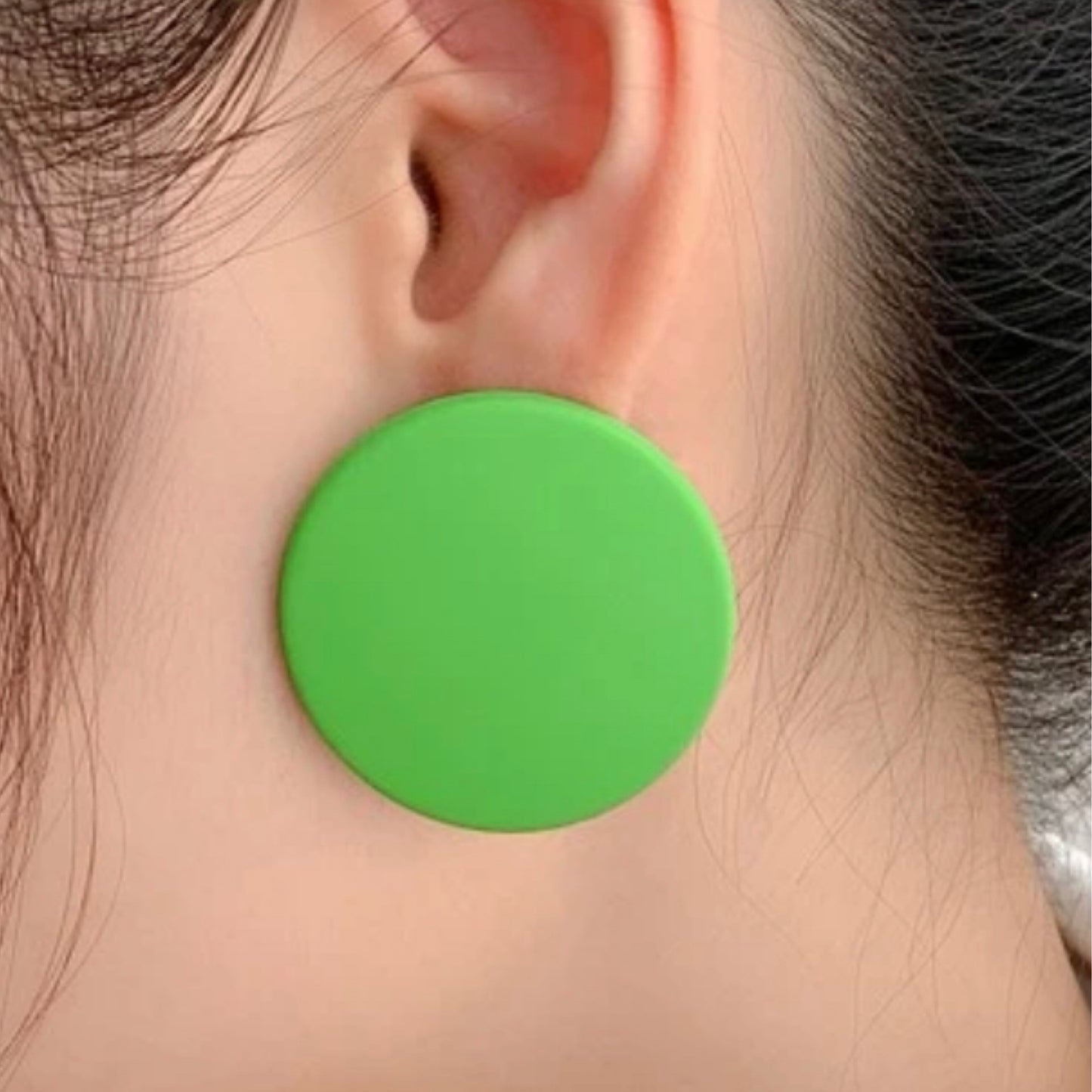 lg green earrings 151