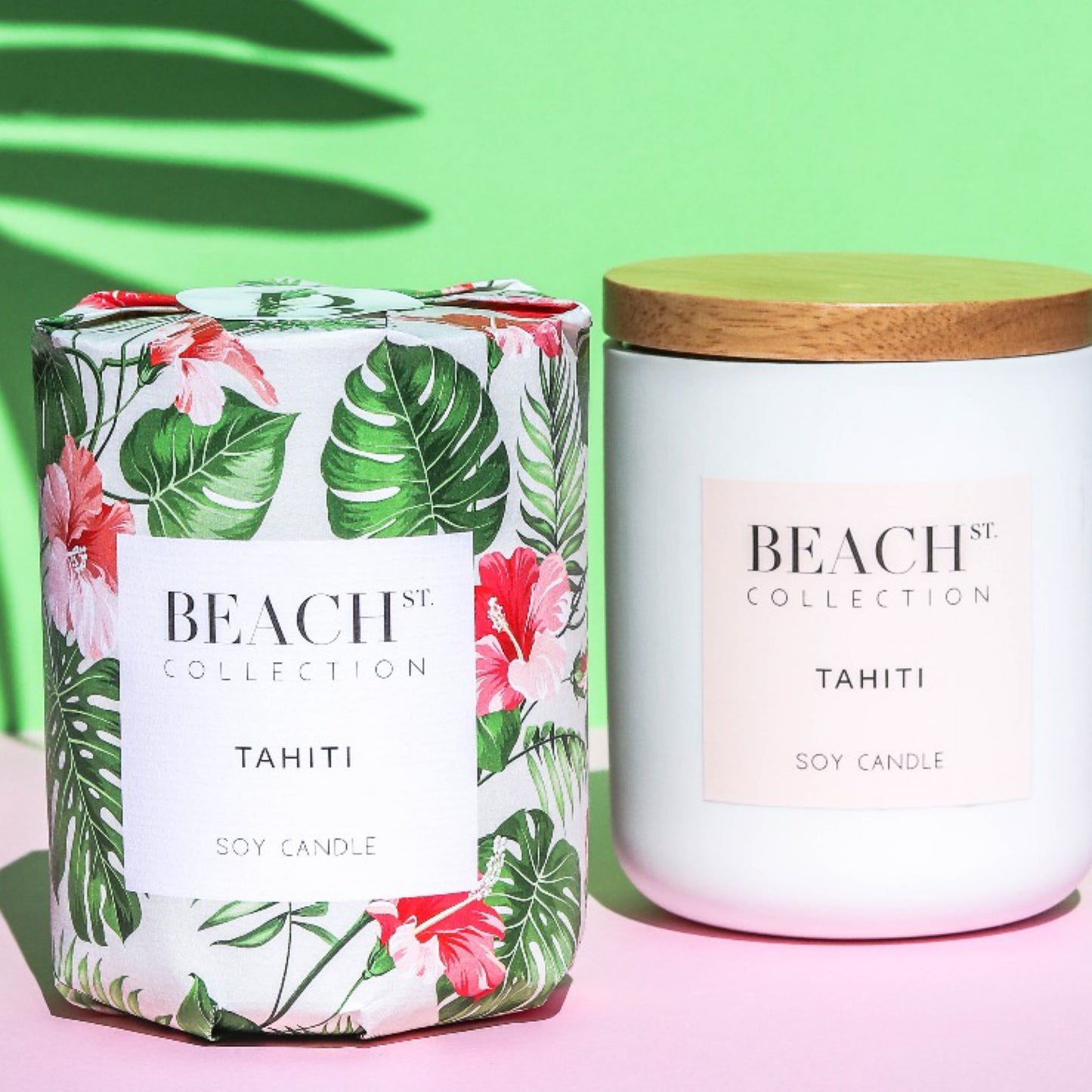 The Tahiti soy candle by Beach Street