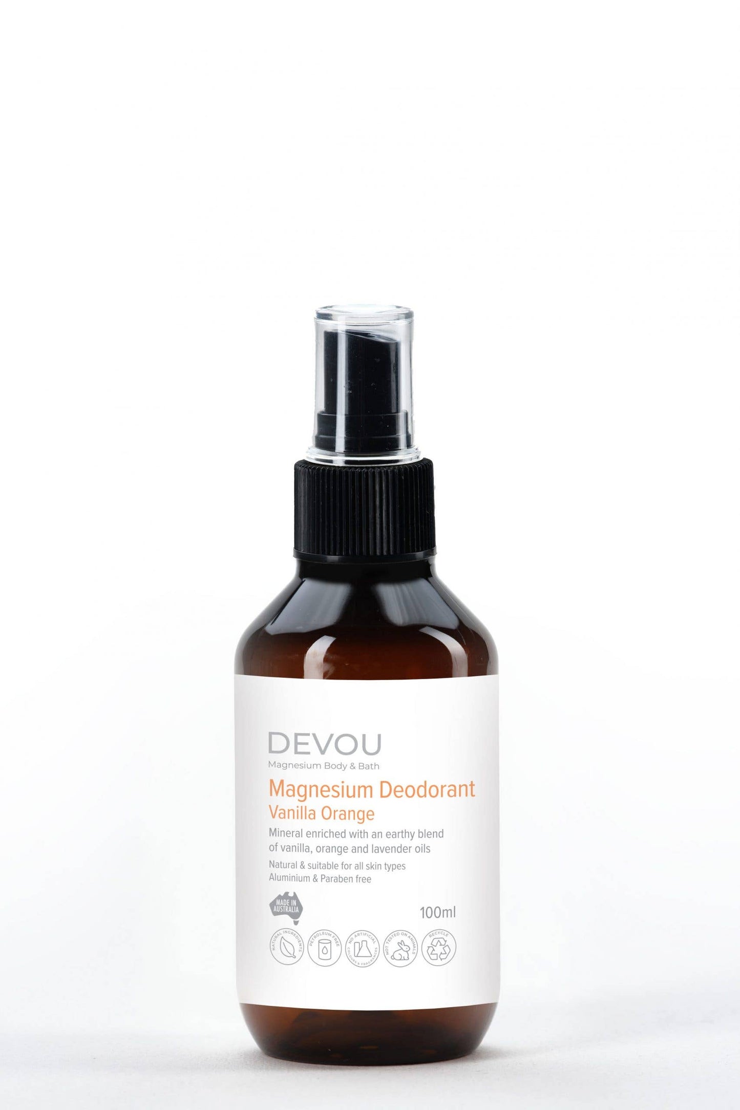 Devou Magnesium Deodorant – Vanilla Orange