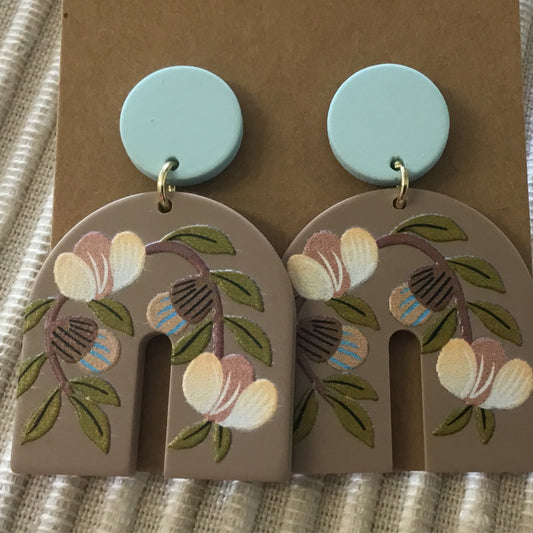 Painted Dangle earrings