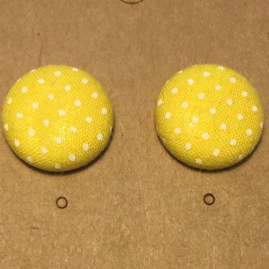 Yellow Fabric Stud 107